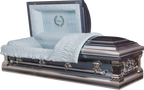 Cheap Casket, Metal Casket Front view