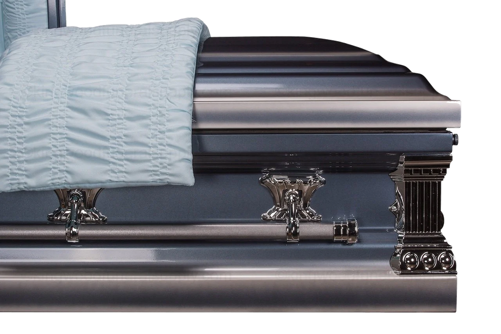 Cheap Casket, Metal Casket side view