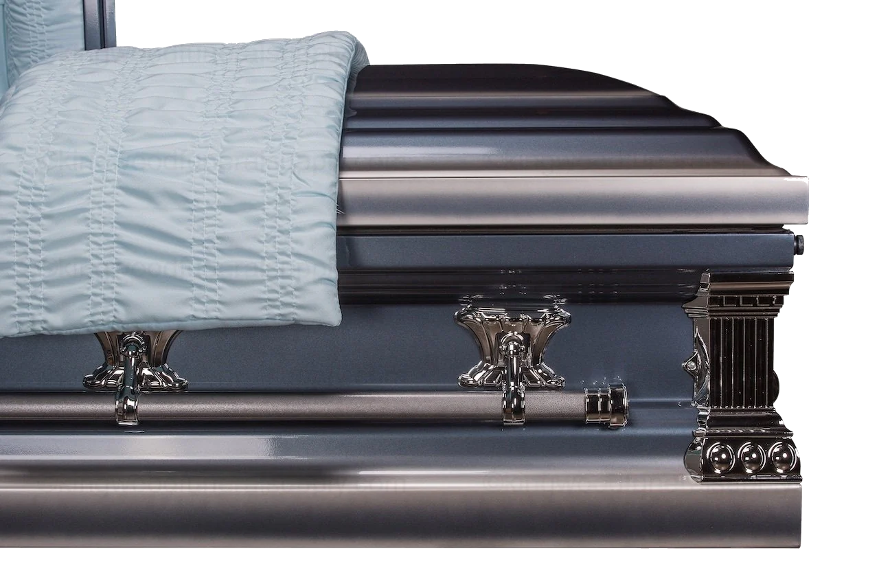 Cheap Casket, Metal Casket side view