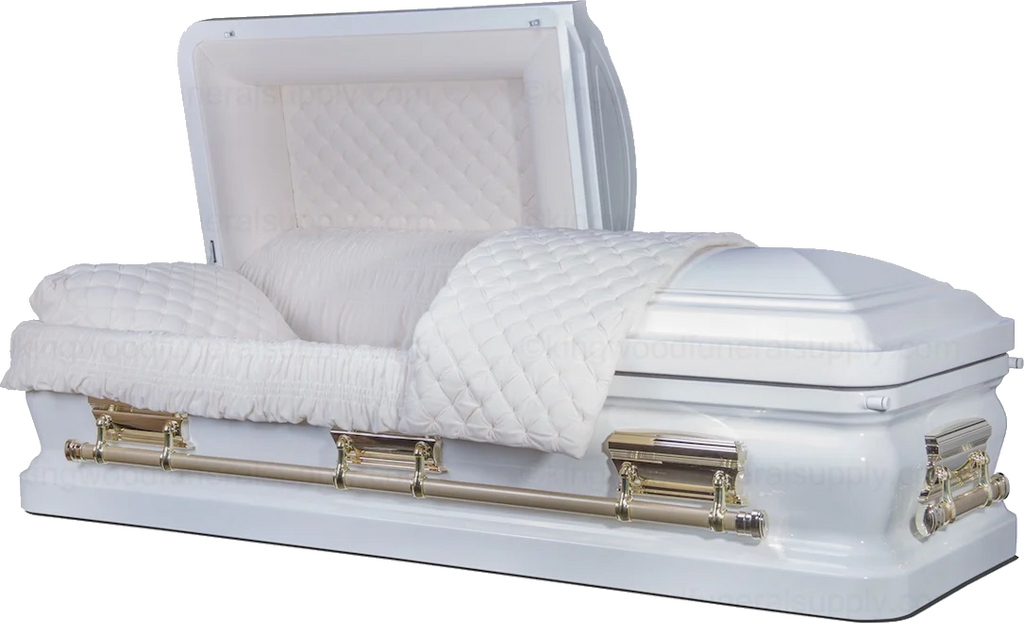 Cheap Casket, Metal Casket Front view