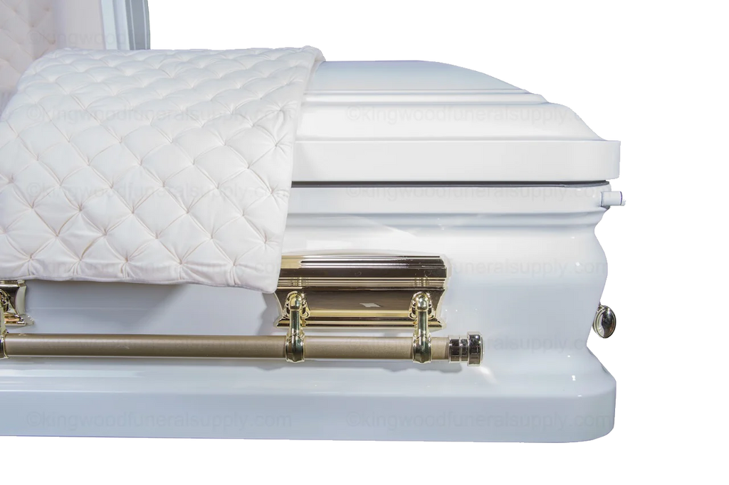 Cheap Casket, Metal Casket side view