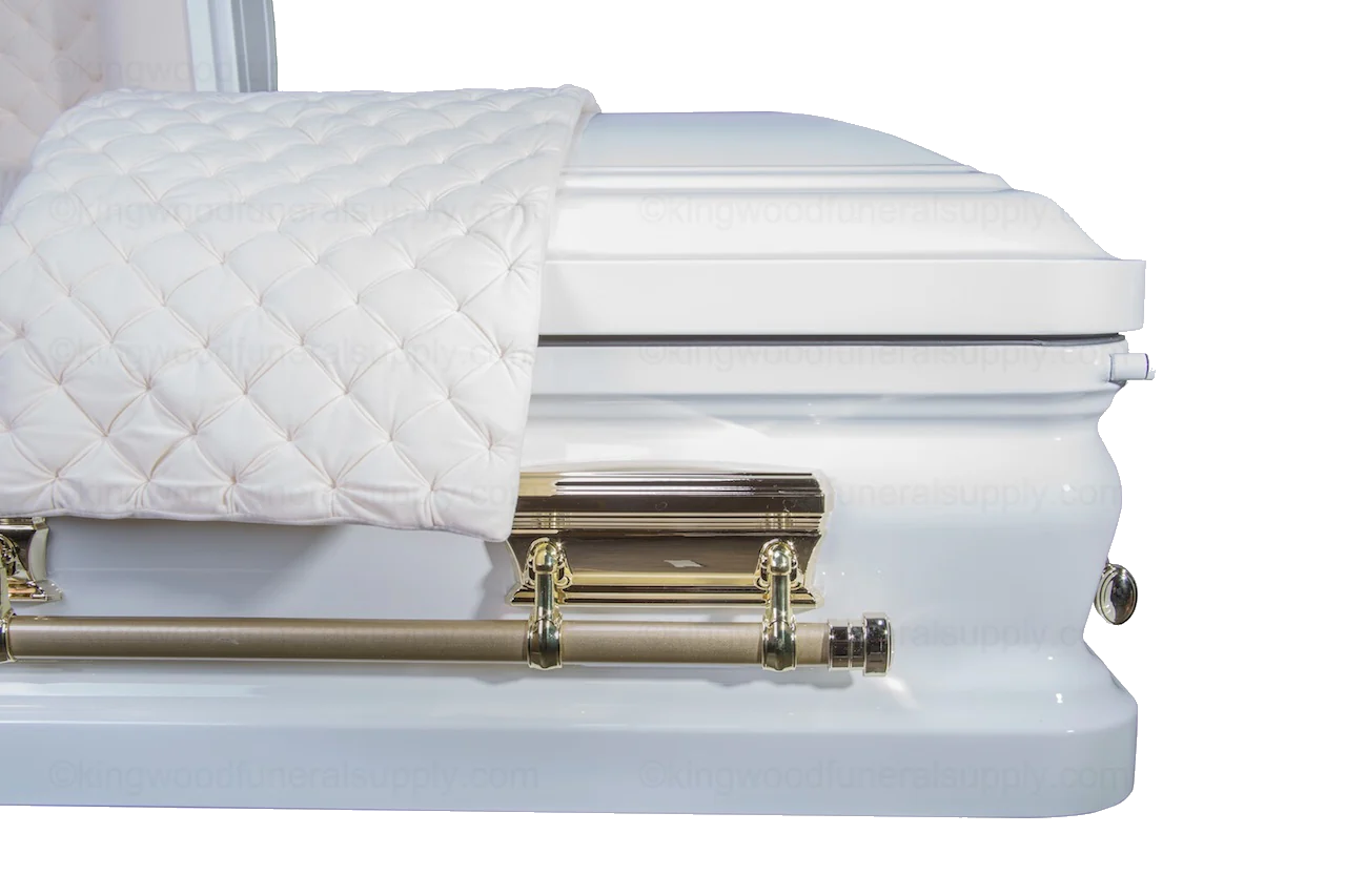 Cheap Casket, Metal Casket side view