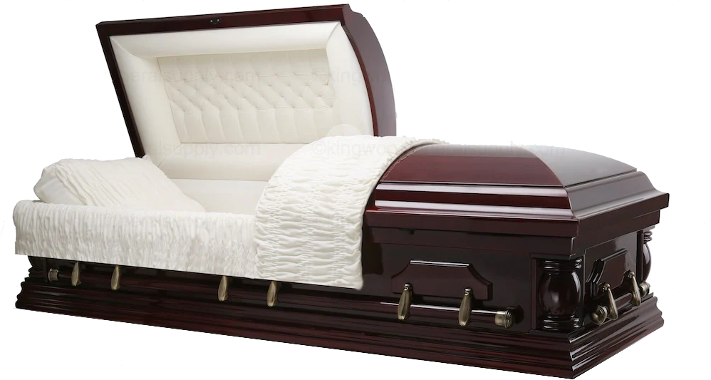 Cheap Casket, Wood Casket Front view