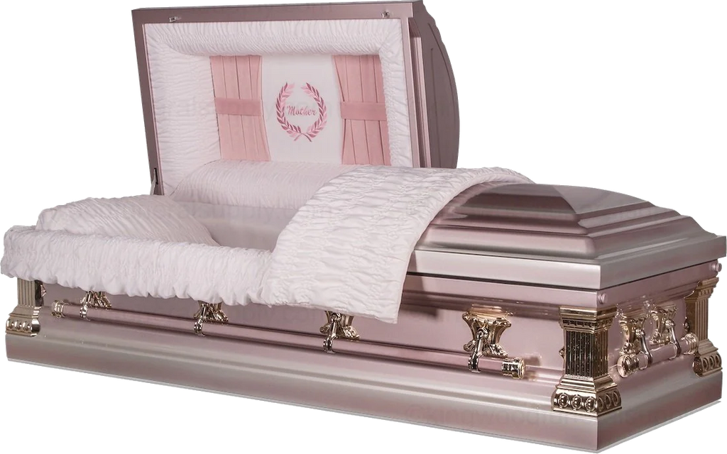 Cheap Casket, Metal Casket Front view