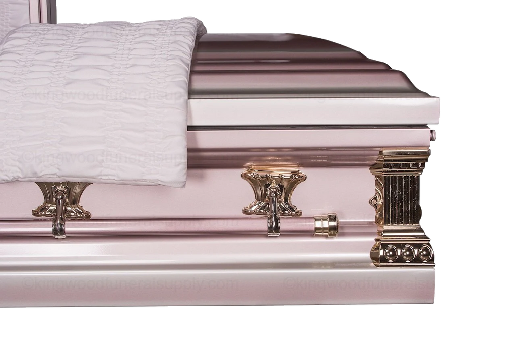 Cheap Casket, Metal Casket side view