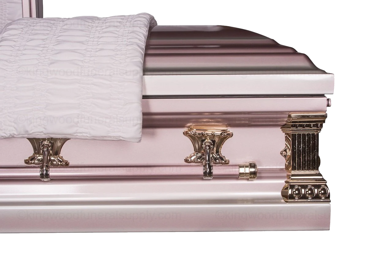 Cheap Casket, Metal Casket side view
