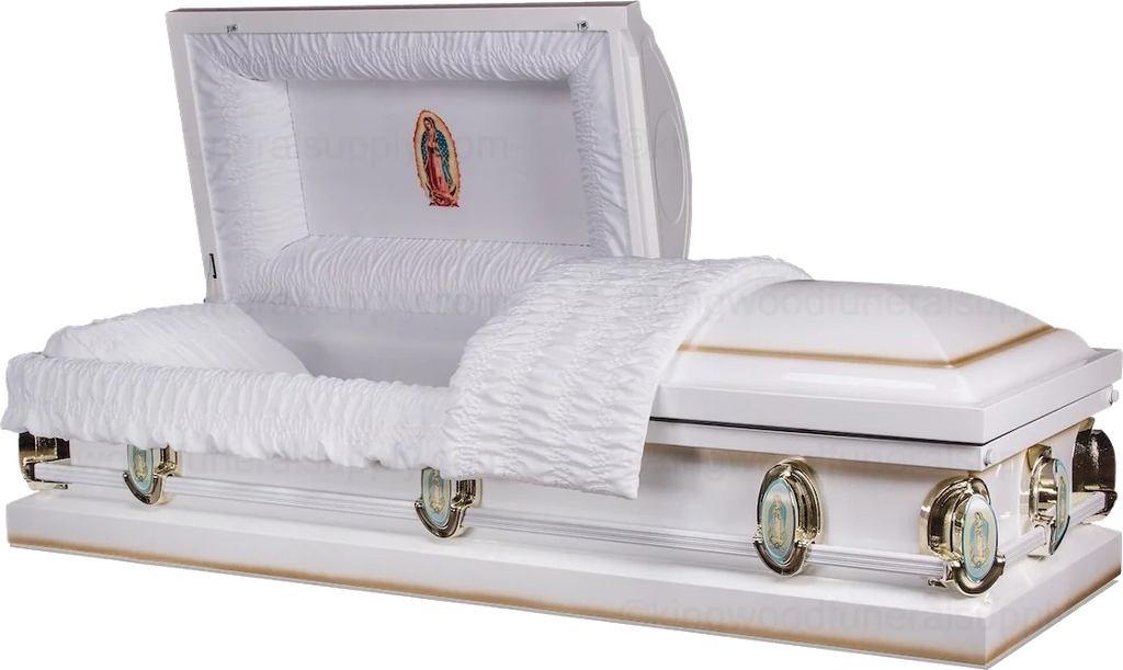 Cheap Casket, Metal Casket Front view