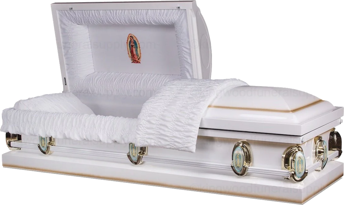Cheap Casket, Metal Casket Front view