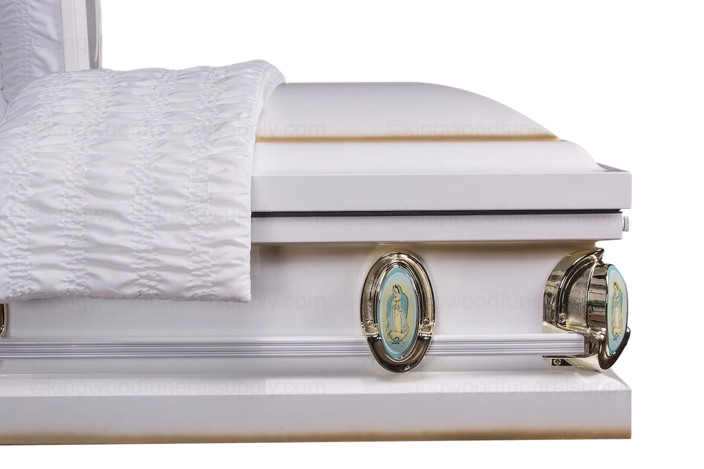 Cheap Casket, Metal Casket side view