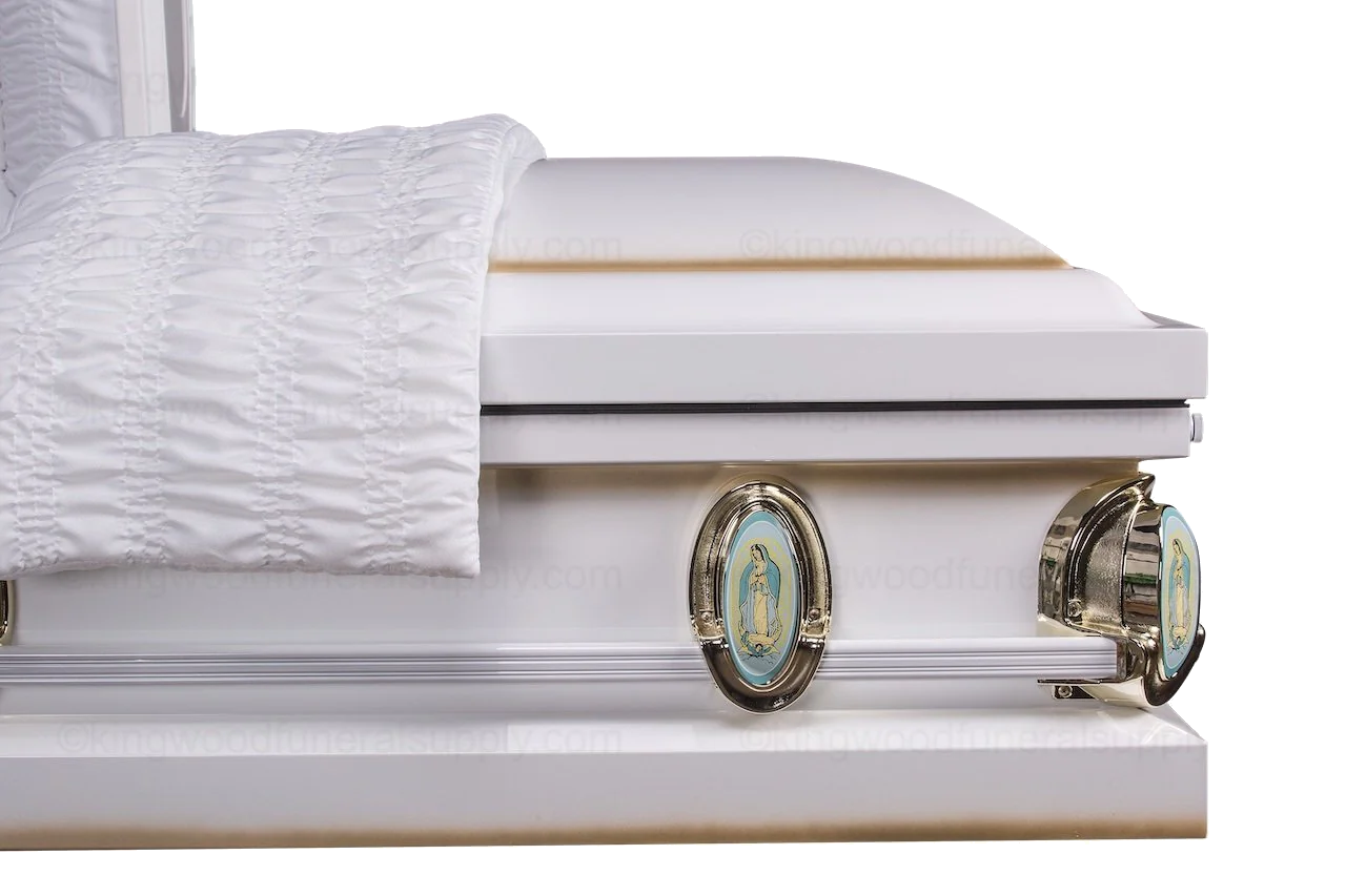 Cheap Casket, Metal Casket side view