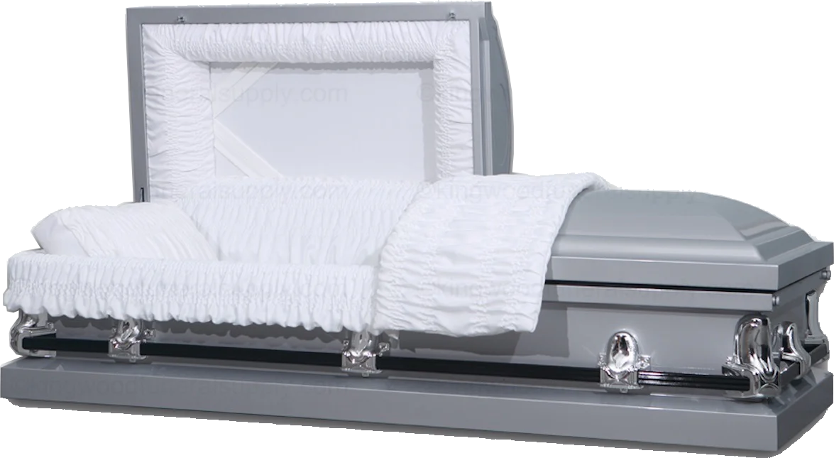 Cheap Casket, Metal Casket Front view