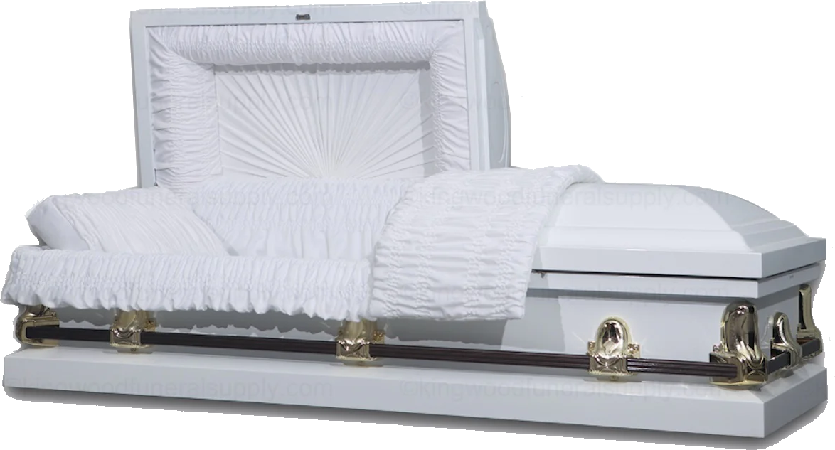 Cheap Casket, Metal Casket Front view
