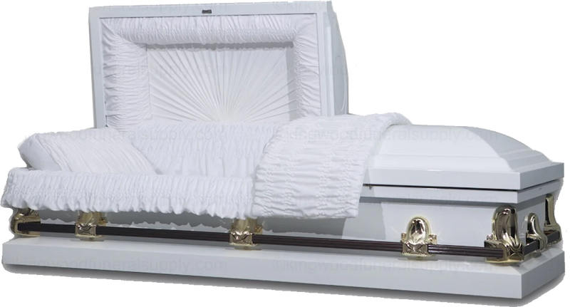 Cheap Casket, Metal Casket Front view