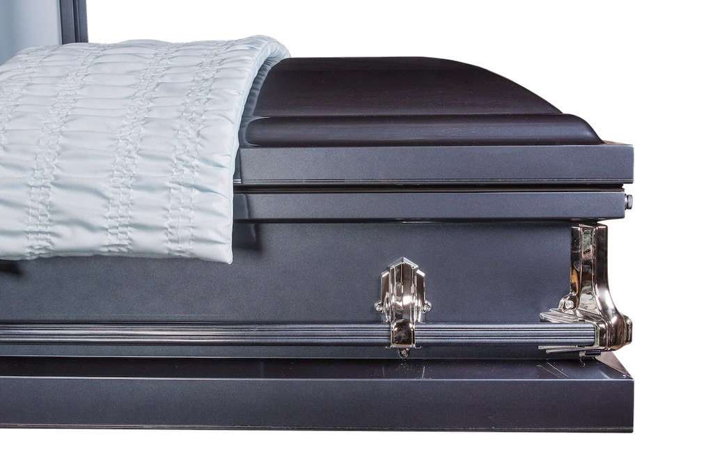 Cheap Casket, Metal Casket side view