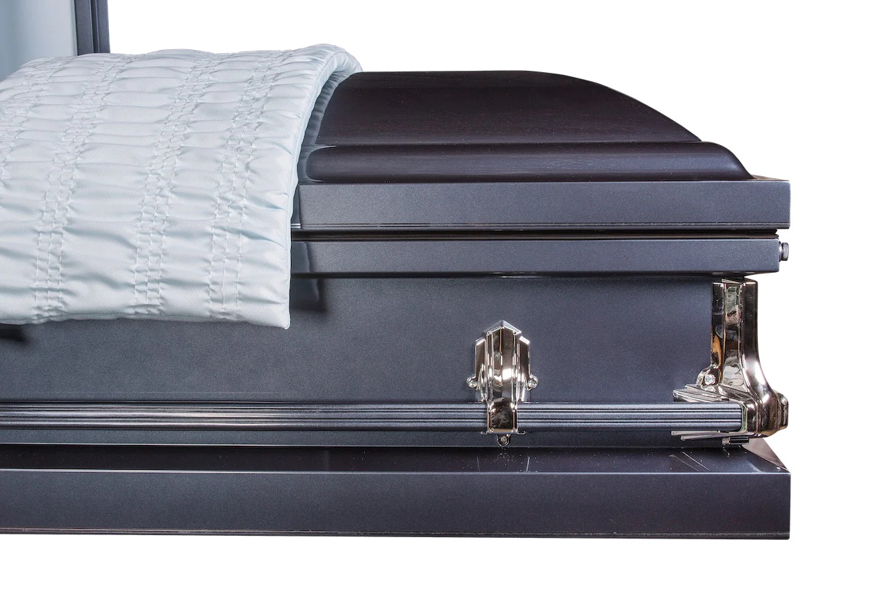 Cheap Casket, Metal Casket side view