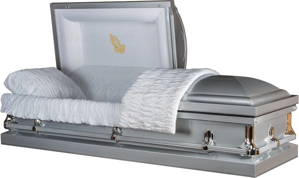 Cheap Casket, Metal Casket Front view