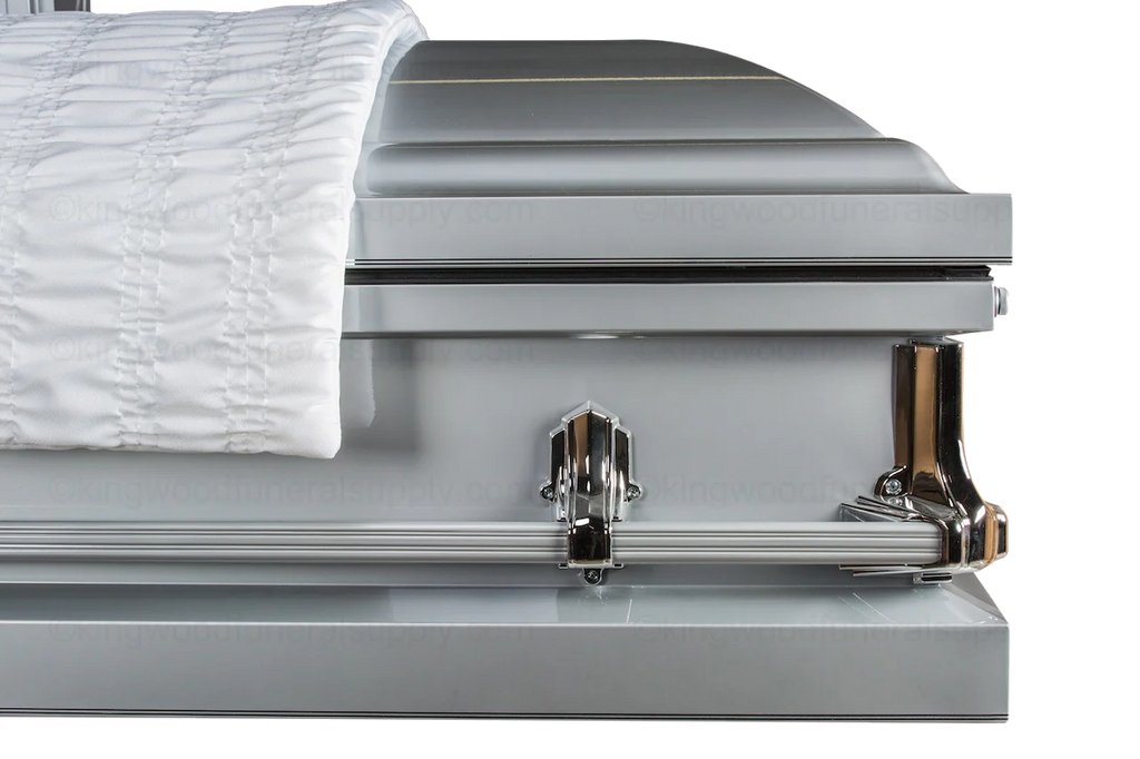 Cheap Casket, Metal Casket side view