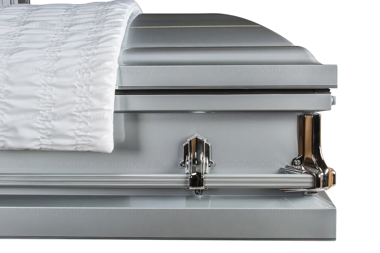 Cheap Casket, Metal Casket side view