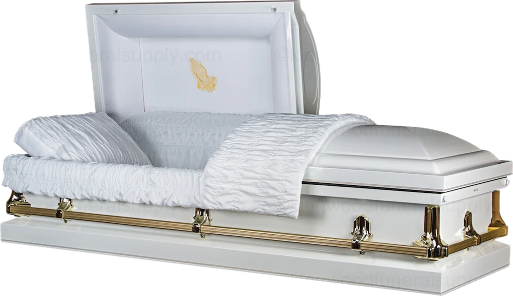 Cheap Casket, Metal Casket Front view