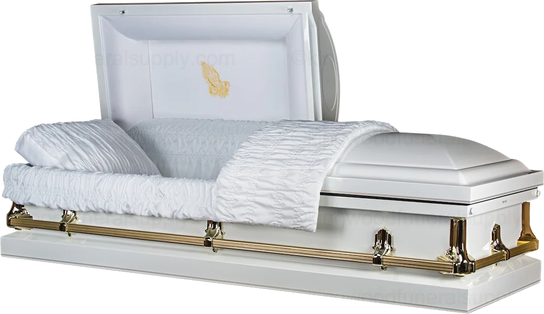 Cheap Casket, Metal Casket Front view