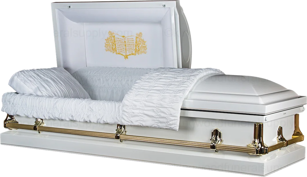 Cheap Casket, Metal Casket Front view