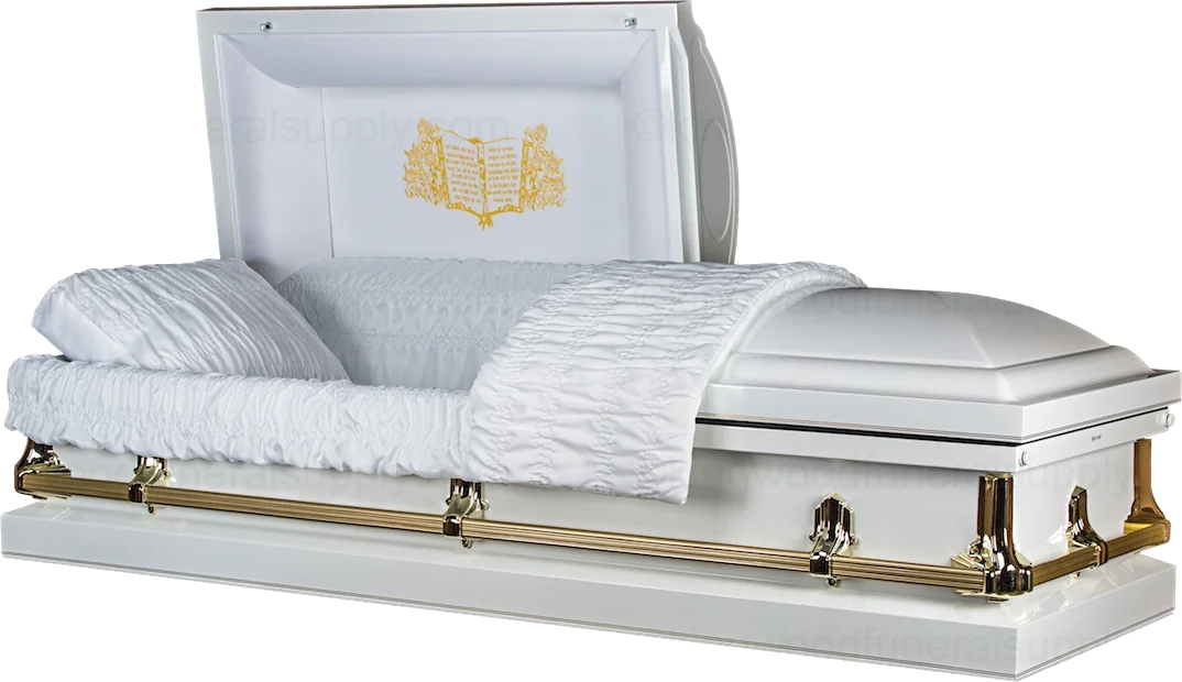 Cheap Casket, Metal Casket Front view