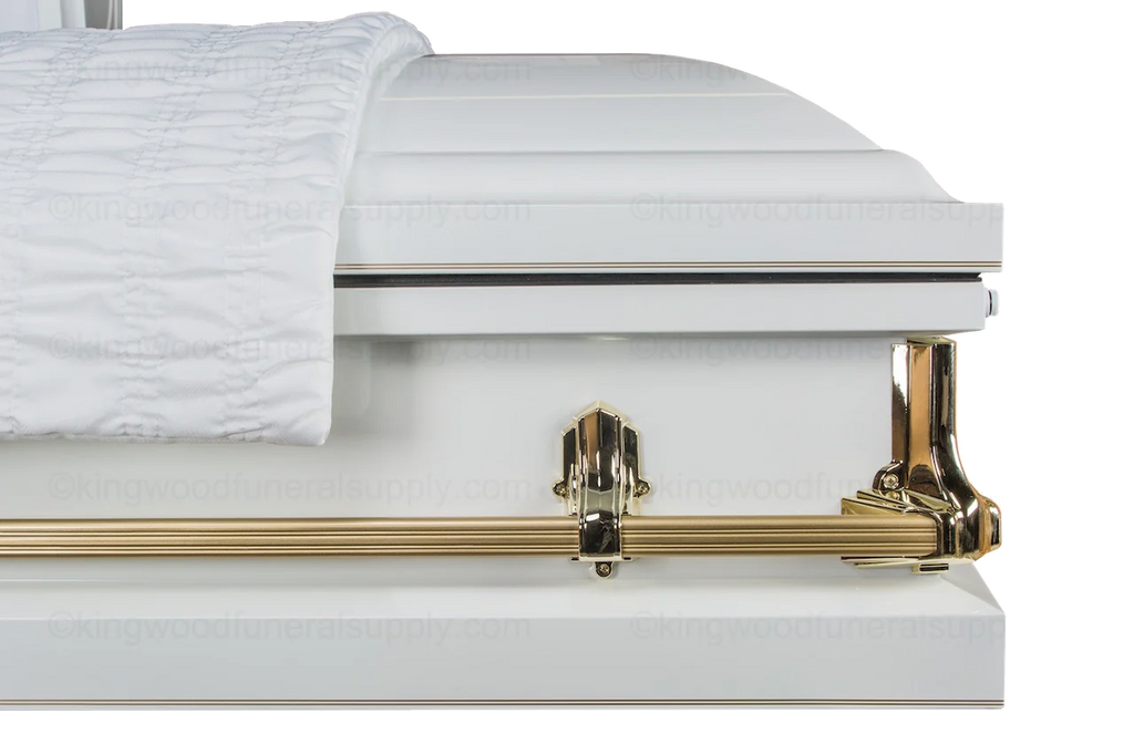 Cheap Casket, Metal Casket side view