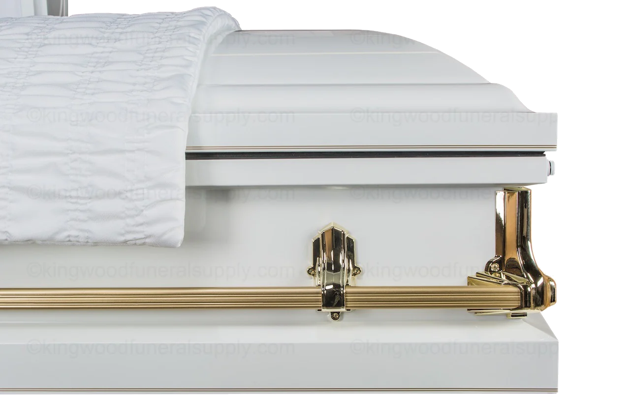 Cheap Casket, Metal Casket side view