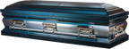 Cheap Casket, Metal Casket Front view closed