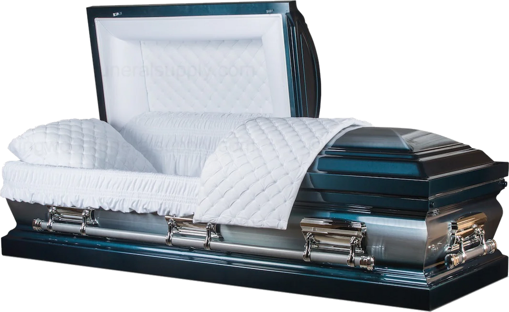 Cheap Casket, Metal Casket Front view