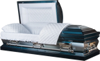 Cheap Casket, Metal Casket Front view
