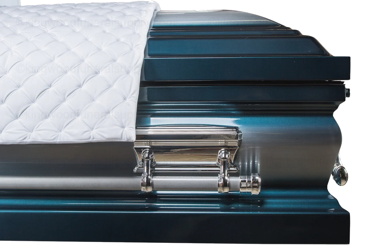 Cheap Casket, Metal Casket side view