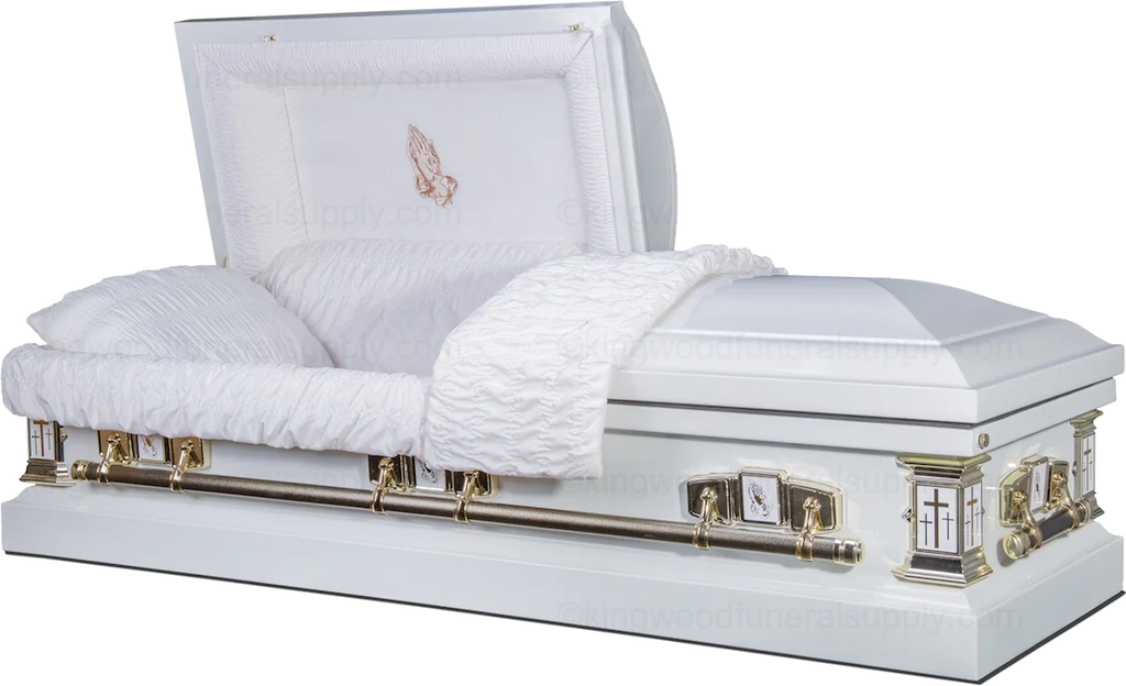 Cheap Casket, Metal Casket Front view