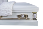 Cheap Casket, Metal Casket side view