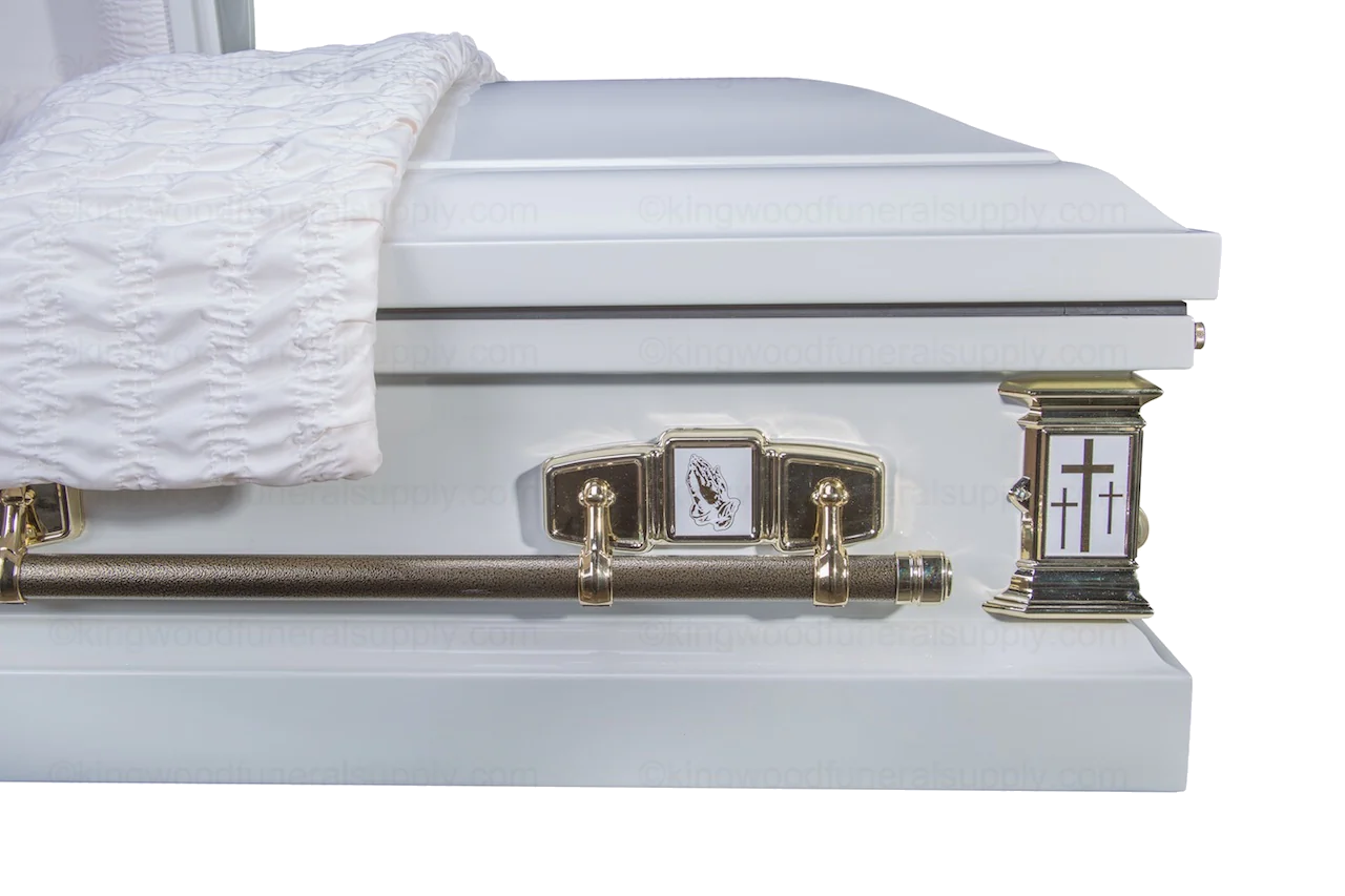 Cheap Casket, Metal Casket side view